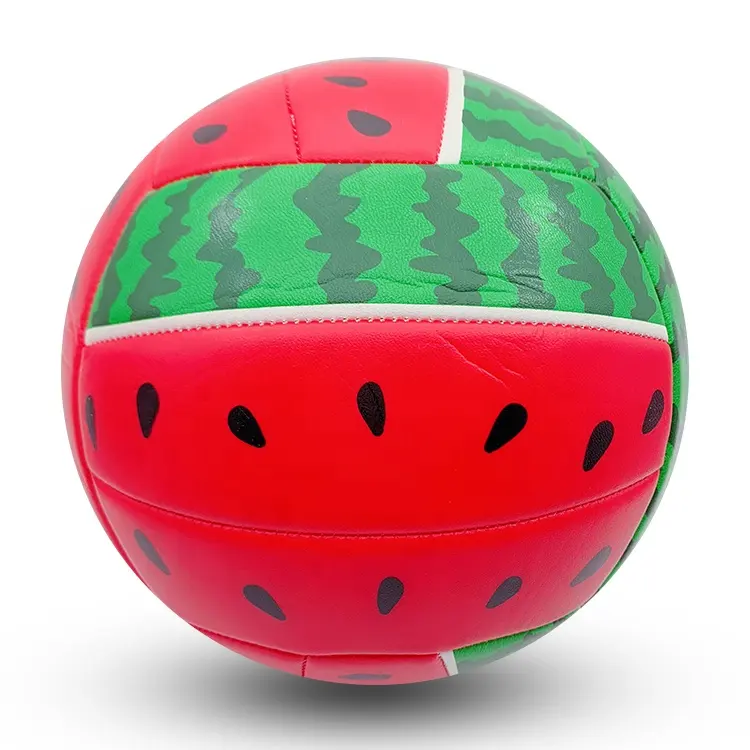 Fvb Fruit Watermeloen Volleybal Cartoon Print Strandballen Maat 5 Voor Kinderspeelgoed