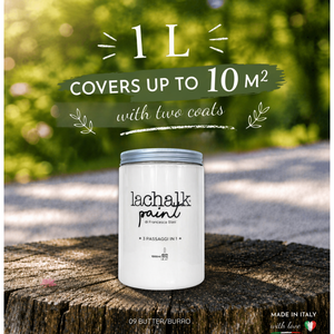 09 BUTTER 1lt LaChalk the evolution of <b>chalk</b> paint Where <b>chalk</b> meets resin: Hybrid <b>Chalk</b> Resin Paint made in Italy - Product Image 2