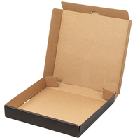 Boîtes à pizza en matériaux recyclés écologiques avec logo personnalisé, finition mate, pour emballage en gros