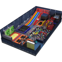 Parc de trampolines sur mesure de grande taille, aire de jeux intérieure, trampolines d'extérieur, vente directe d'usine