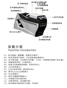 Consola Reposabrazos Universal para Auto, Precio de Fábrica, Último Modelo en Venta, para Mercedes Clase V, Vito V260, V250, V300 - Product Image 3