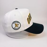Op maat gemaakte geborduurde logo pet van hoge kwaliteit, 5-delige wollen formele streetstyle sportpet, tweekleurige gorras baseballcap