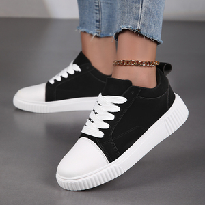 TY Women Platform Canvas Shoes Height Increasing Chunky Sneakers for Youth Girls Outdoor <strong>Trainers</strong> Female <strong>Ladies</strong> - Product Image 2