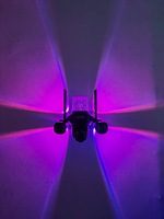 Caméra murale solaire OMSEN nouvelle tendance avec WiFi 4G SIM, triple objectif, lumière murale RGB avec caméra de surveillance CCTV, système de sécurité
