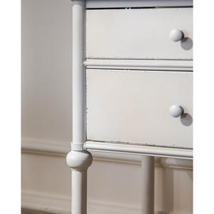 <span class=keywords><strong>Console</strong></span> d'<span class=keywords><strong>entrée</strong></span> en métal blanc rétro <span class=keywords><strong>scandinave</strong></span> Table de canapé de couloir Bureau antique pour le salon - Product Image 3
