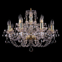 Lustres en cristal blanc chaud de style européen romantique traditionnel Maria Theresa, luxe pour la décoration de la maison et de mariage