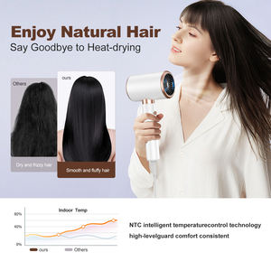 ไดร์เป่าผมแบบพับได้ระดับมืออาชีพ 2000 วัตต์ กำลังสูง 6 ระดับความเร็ว ใช้ในร้านเสริมสวย โรงแรม เทคโนโลยีแสงสีฟ้า 3 มิติ ไอออนลบ - Product Image 4