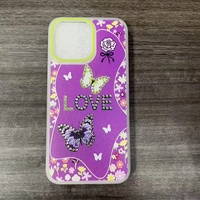 Coque de téléphone personnalisée Diamond Butterfly Love pour iPhone 18 17 16 15 14 13 12 11 et TECNO Spark50 Spark Go 3 Camon Slim