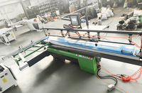 Scie à panneaux CNC de haute précision pour le meublement en contreplaqué, machine de découpe CNC à table coulissante avec commande PLC pour la découpe de panneaux de bois