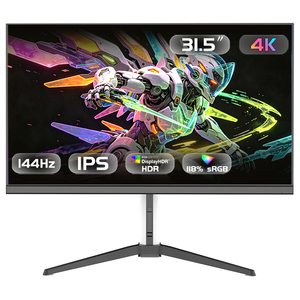 Moniteur <span class=keywords><strong>4K</strong></span> de <span class=keywords><strong>32</strong></span> <span class=keywords><strong>pouces</strong></span>, écran plat UHD 3840x2160 144Hz pour le jeu, le bureau, OEM, ODM, vente en gros - Product Image 2
