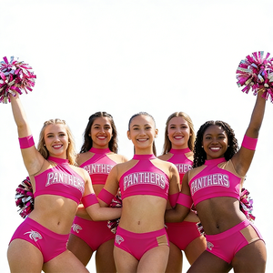 Ensemble d'entraînement personnalisé pour la danse et le cheerleading par sublimation – Tenue de pratique - Product Image 5