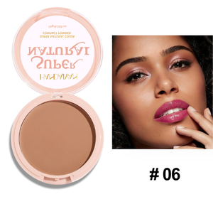 Özel etiket makyaj 8 renk giyen yağsız mat preslenmiş toz paleti makyaj tam kapsama makyaj vakıf ve toz - Product Image 4