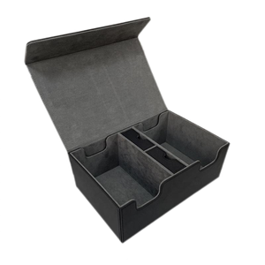 Boîte à cartes multifonction en cuir PU Étui à rabat pour jeux de société 400 Rangement de cartes pour jouer - Product Image 6