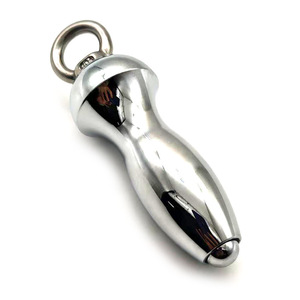 Tapón Anal Metálico Hueco Plateado de Tamaño Pequeño para Uso Adulto, Dilatador Anal Romántico de Guangzhou, Juguete Sexual - Product Image 2