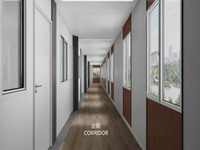Bâtiment hospitalier modulaire à 3 étages Plus confortable et esthétique, choix privilégié pour la construction médicale