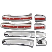 Couvre-poignées de porte en ABS chromé, ensemble de 4 pièces pour Ford, design luxueux, accessoires de voiture pour 2019-
