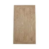 Vente en gros de table à manger rustique vintage en bois recyclé massif en bois d'orme dessus