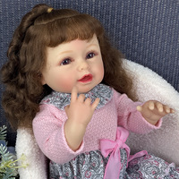 Muñeca de Simulación de Bebé Reborn, Suministro de Dropshipping Transfronterizo, Muñeca de Vinilo de la Serie Gemela para Sunnyfan W-3051