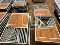 Abri préfabriqué extérieur pour chevaux, écuries équestres personnalisées, boxes pour chevaux en acier galvanisé à chaud, vente de boxes pour chevaux, tailles personnalisées
