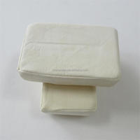 Bloc de mousse éponge à cire, applicateur de cire en microfibre pour le detailing automobile, le polissage, le lustrage et le nettoyage