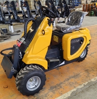 HAIJU H130 Mini Caricatore Elettrico a 3 Ruote, Capacità di Carico 350kg, Certificato CE, Batteria al Litio Senza Manutenzione, Braccio Autolivellante