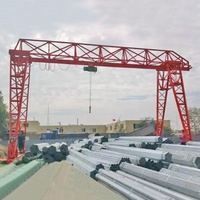 Grue portique à poutre simple de 20 à 35 tonnes pour la manutention de blocs de marbre et de granit