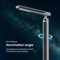 Lampe solaire LED extérieure de haute qualité Réverbères urbains et de jardin à énergie renouvelable avec alimentation en courant alternatif Cote IP65