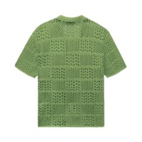 AiNear Großhandel Custom Logo Design Oem & Odm Großhandel Casual Kurzarm Polo Kragen Herren Baumwolle Strick Häkel pullover