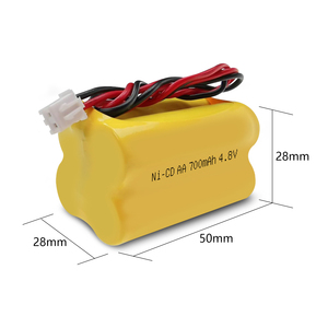 Batería Recargable Nicd AA 700mah 4.8V para Lithonia ELBCS06, ELB-CS06, MAG93NC487; Simkar; Cooper; Exell EBE-43 - Product Image 2