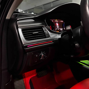 Kit d'éclairage d'ambiance SJC pour <span class=keywords><strong>Audi</strong></span> A6 C7 2012-2018 LHD, accessoires d'éclairage d'ambiance intérieur LED pour mise à niveau de voiture - Product Image 5