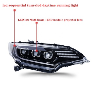 Feu avant pour Honda Fit Jazz 2014-2020, ensemble de phare LED avec assemblage séquentiel en ambre, lumière de jour - Product Image 4