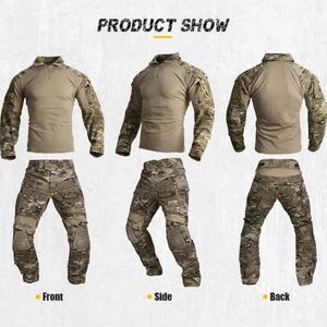 Uniformes tactiques de sécurité multi-camo G3 2024 avec genouillères pour la chasse - Product Image 5