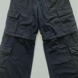 DENIMGUYS Pantalones Cargo desmontables para hombre, ropa de calle con múltiples bolsillos, pantalones cortos holgados con cremallera - Product Image 3