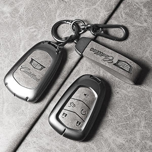 جراب حماية لمفاتيح السيارة من الجلد ثلاثي الأبعاد مناسب لـ XT5 XT4 XT6 XTS CT4 CT5 CT6 ATSL SRT GT4 كسوة مفاتيح للسيارات - Product Image 3