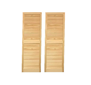 Stores de fenêtre sur mesure, volets en bois mobiles pour fenêtres intérieures - Product Image 1