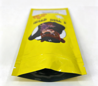 Sachet d'emballage en plastique brillant personnalisé pour barres protéinées, sachet d'emballage en aluminium pour chocolat