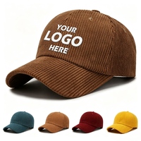 Gorra de Béisbol Vintage Unisex de Pana para Primavera y Otoño, Ajustable, Estilo Hip Hop, para Hombres y Mujeres