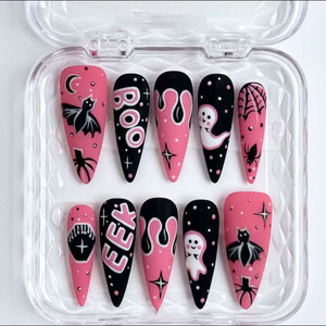 <span class=keywords><strong>Uñas</strong></span> <span class=keywords><strong>de</strong></span> Gel Pintadas a Mano en 3D, 10 Piezas, Hermosas <span class=keywords><strong>Uñas</strong></span> Acrílicas <span class=keywords><strong>de</strong></span> Lujo Hechas a Mano, <span class=keywords><strong>Uñas</strong></span> Postizas <span class=keywords><strong>de</strong></span> Alta Calidad - Product Image 1