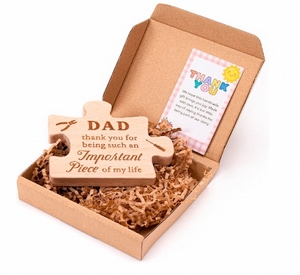 Puzzle en bois bloc décor écologique bricolage décor à la maison idées cadeaux pour papa fête des pères anniversaire fils fille enfants et bureau - Product Image 3