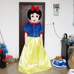Godimento CE personaggio dei cartoni animati bianco neve principessa mascotte <span class=keywords><strong>Costume</strong></span> in vendita - Product Image 1