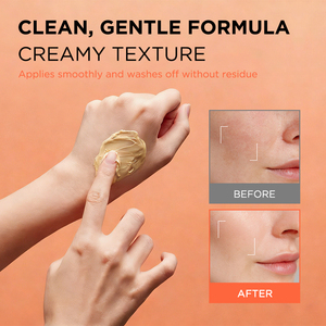 Produsen OEM Perawatan Kulit Sesuai Standar EU, Mencerahkan Pigmentasi, Menghaluskan, Menyeimbangkan Minyak, Masker Wajah 4 in 1 Vitamin C Glow <span class=keywords><strong>Mask</strong></span> - Product Image 3