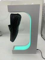 Nouveau présentoir de bouteille de chaussure à lévitation magnétique de version réglable avec ajuster la couleur de la lumière de poids de vitesse