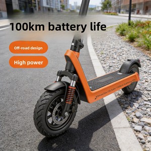 Potente Scooter Eléctrico Plegable de Aluminio de 48V 400W 20.8Ah con Autonomía de 100km para Adultos, Ideal para Desplazamientos Urbanos, Motor de Alta Potencia de 25km/h - Product Image 5