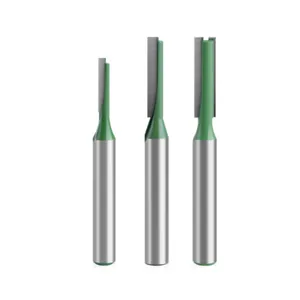 Shank 1/2 và Shank 1/4 CNC thẳng cắt chế biến gỗ phay Cutter cho máy cắt tỉa