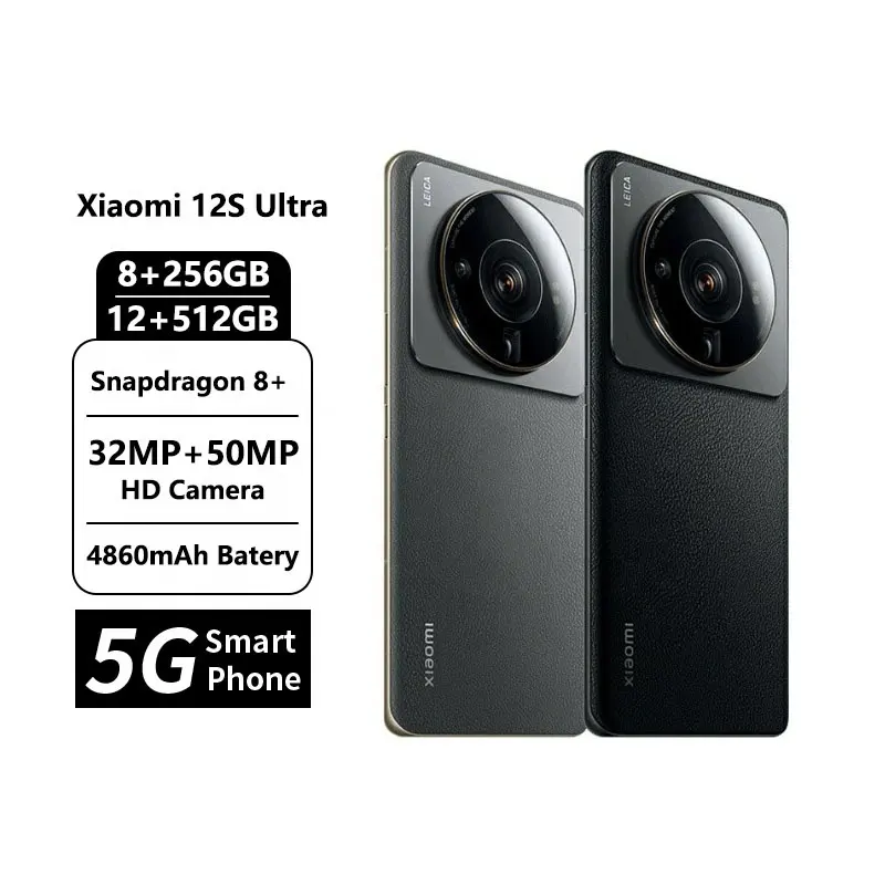 For Xiaomi 12S Ultra 12 S ultra 5G Smartphone 12GB+512GB Snapdragon 8 Gen 1 + Plus HyperCharge G1 Xiaomi Phones