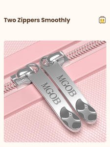 Estuche Rígido <span class=keywords><strong>para</strong></span> Cosméticos de PC de 12 Pulgadas, Color Personalizado, Colgante, Duradero, Ligero, Resistente al Agua, con Cierre de Cremallera - Product Image 5