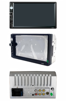 Autoradio MP5 universel 7 pouces avec fonction Mirror Link, appels mains libres, Bluetooth et CarPlay sans fil