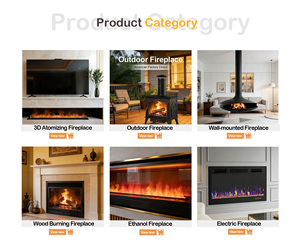 Poêle à <span class=keywords><strong>bois</strong></span> autonome d'intérieur, durable, pour chauffage décoratif de salon, chambre, hôtel, garantie 1 an - Product Image 4