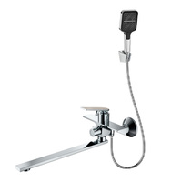 Robinet mural en laiton de luxe contemporain OEM/ODM Robinet de bain-marie Robinets de salle de bain Ensemble de douche