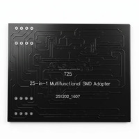 Carte adaptateur multifonctionnelle 25-en-1 pour gravure SMD vers DIP8 avec BIOS, support de test WLCSP, lecture-écriture PCB 5WSON SOIC8/16 SOP8